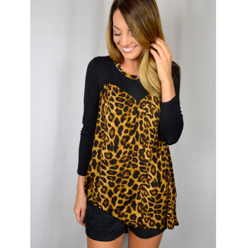 Living In Leopard Tunic